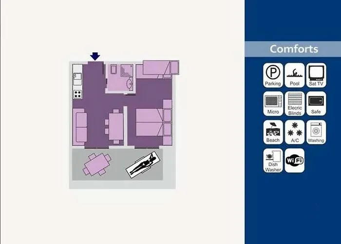 דירה Residenz Silver Sail Prestige Fuer 5 Personen ביביונה